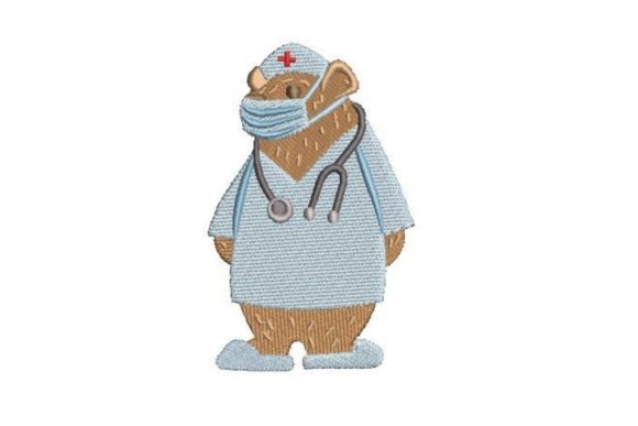 Bear Nurse: A Seasonal Embroidery Staple