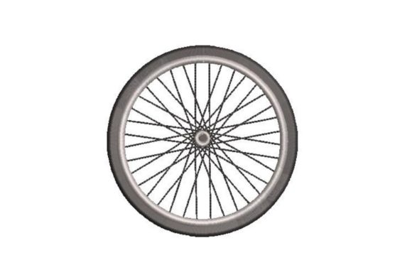 Bicycle Wheel: A Smart Embroidery Choice for Small Business Branding