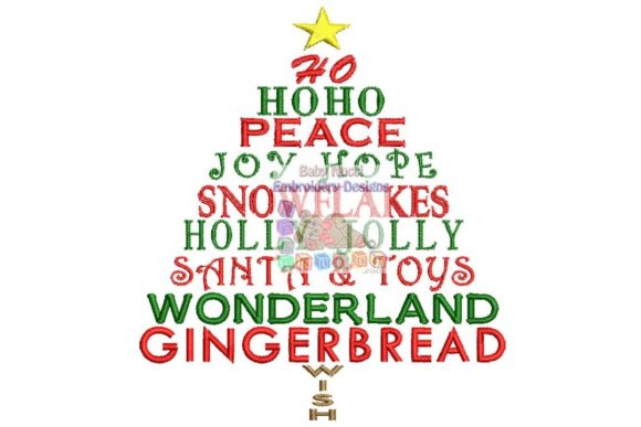 BN Christmas Words Tree