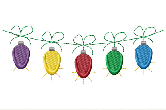Christmas Lights Garland