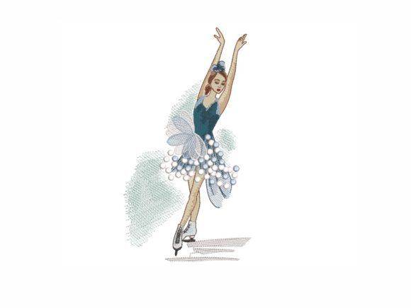 Figure Skater Embroidery Design Review