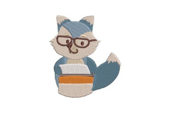 Fox Typist: A Clever Embroidery Design for Craft Businesses