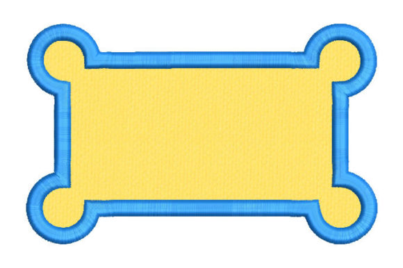 Frame Figure with Applique