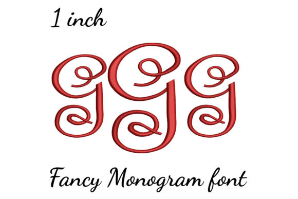 G Monogram Font Fancy