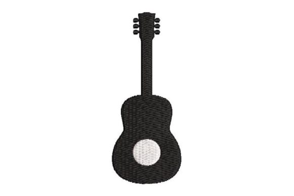 Guitar Silhouette: A Seasonal Stitch with Soul