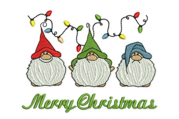Merry Christmas 3 Mini Gnomes