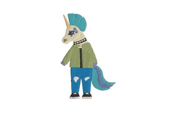 Punk Unicorn: A Bold Holiday Embroidery Pick
