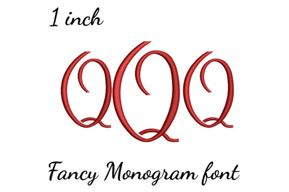 Q Monogram Font Fancy