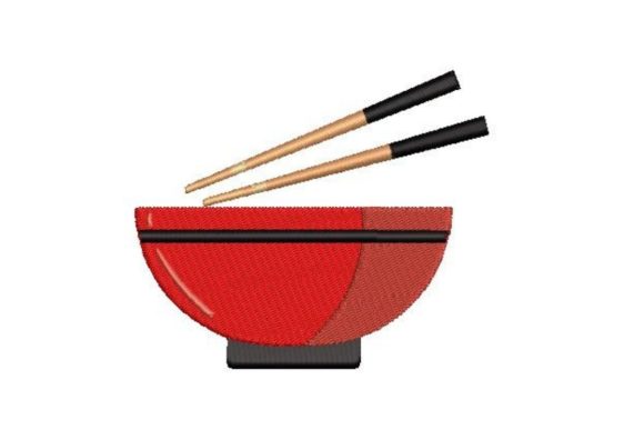 Ramen Bowl with Chopsticks