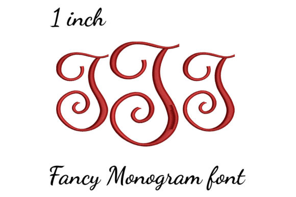 T Monogram Font Fancy