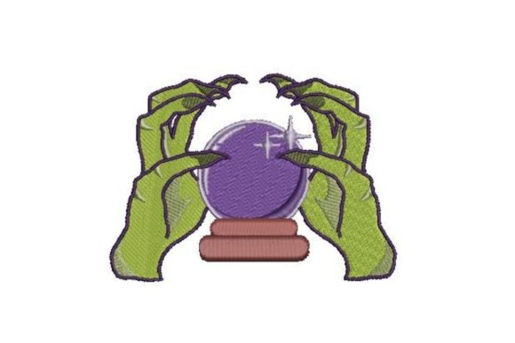 Witch Hands Holding Crystal Ball